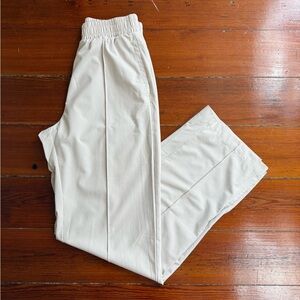 Abercrombie & Fitch Wide Leg Elastic Waist Pants in Light Taupe Sz XS 💚🍄